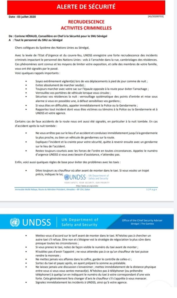 FB IMG 1593954192448 609x1024 - INSÉCURITÉ AU SENEGAL L'alerte des Nations Unies