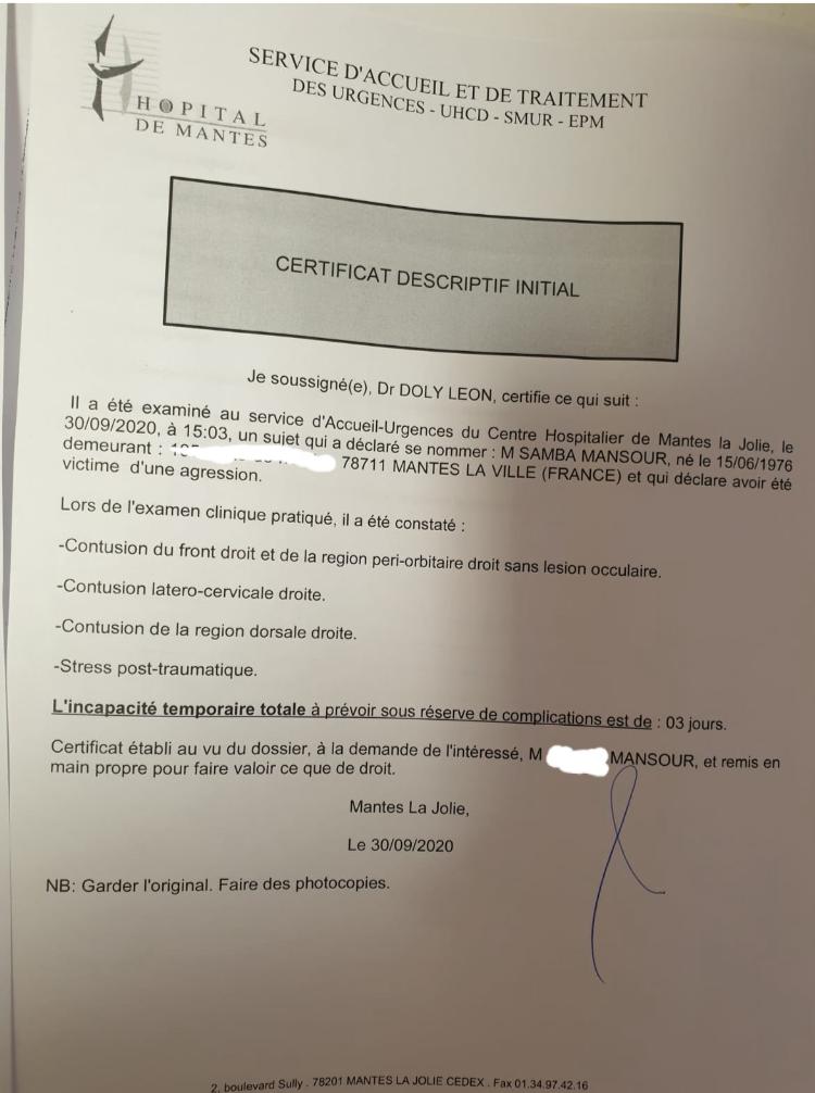 gressionconsulat1 - France- Série d'agressions au consulat du Sénégal à Paris- L'autorité du consul Amadou Diallo remise en cause.