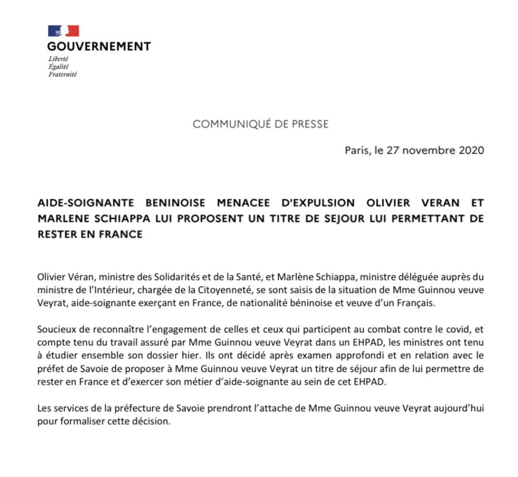 béninoise 1024x942 - France- (Communiqué) Menacée d'expulsion , la béninoise Lydia Veyrat obtient son titre de séjour gràce ...