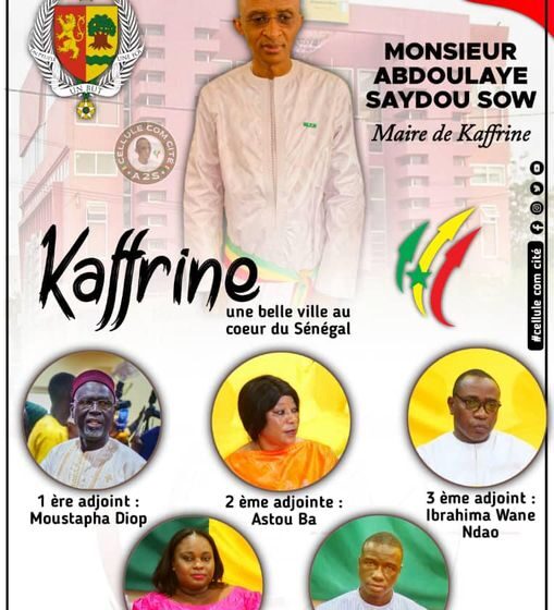 Mairie de Kaffrine : Abdoulaye Sow fait mieux que Gallo BA , avec un adjoint au maire à ses opposants.