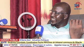 Sénégal- M’backé BAOL: Ibrahima Goumbala , coordonnateur Prp : « le ministre -maire Gallo Ba a quinze mois pour changer la face de M’backé avant l’ouragan 2024 ».