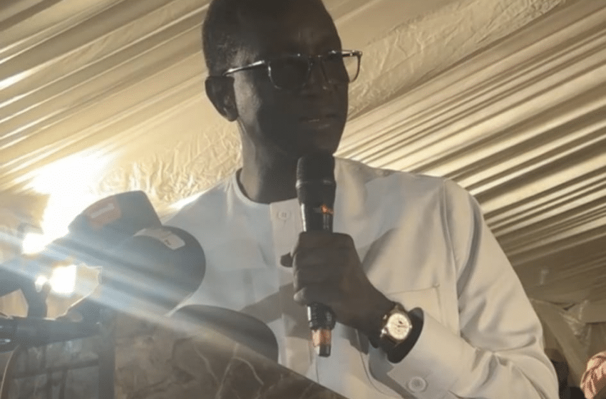 Sénégal – M’backé Baol : Campagne électorale présidentielle – Meeting de Amadou Ba  » ma priorité est d’amener le lac de Guiers à Touba Mbacké ».