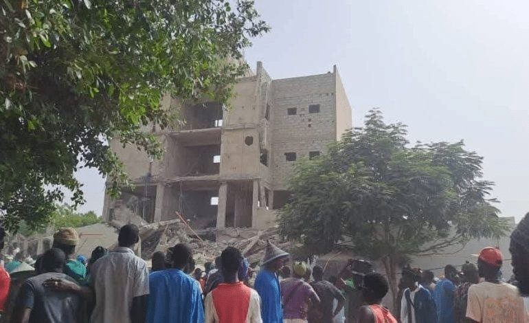 image 7 - Sénégal - Touba M'backé : Une enquête judiciaire ouverte après l'effondrement d'un immeuble en construction.