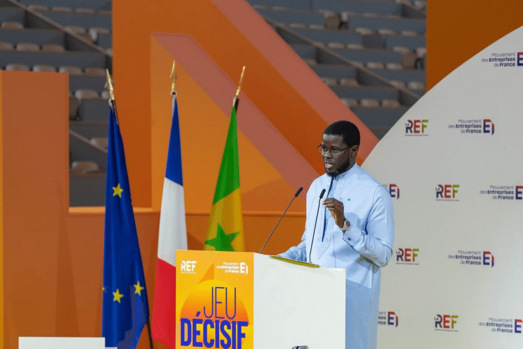France - Paris Roland-Garros : Diomaye Faye sert un discours gagnant devant les patrons du monde image 7 1024x683 - France - Paris Roland-Garros : Diomaye Faye sert un discours gagnant devant les patrons du monde